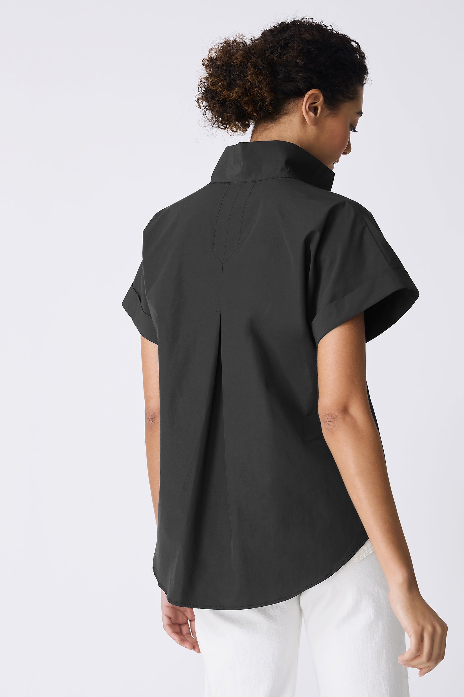 Kal Rieman Ali Kimono in Black on model back view
