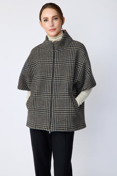 London Zip Vest – Plaid Layering Vest for Women – KAL RIEMAN