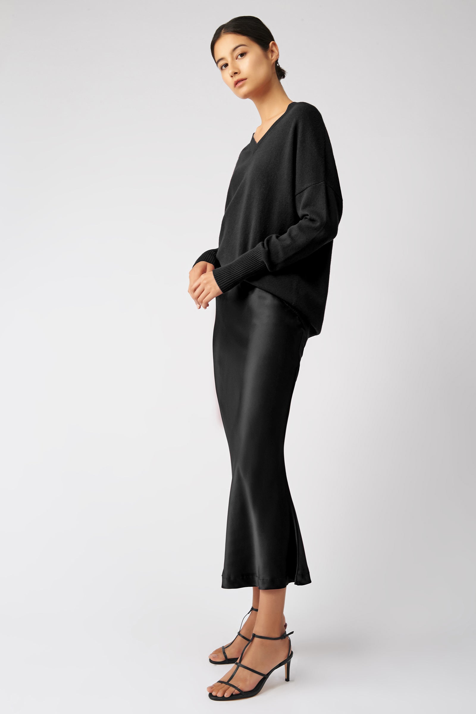 kal rieman bias skirt black side full
