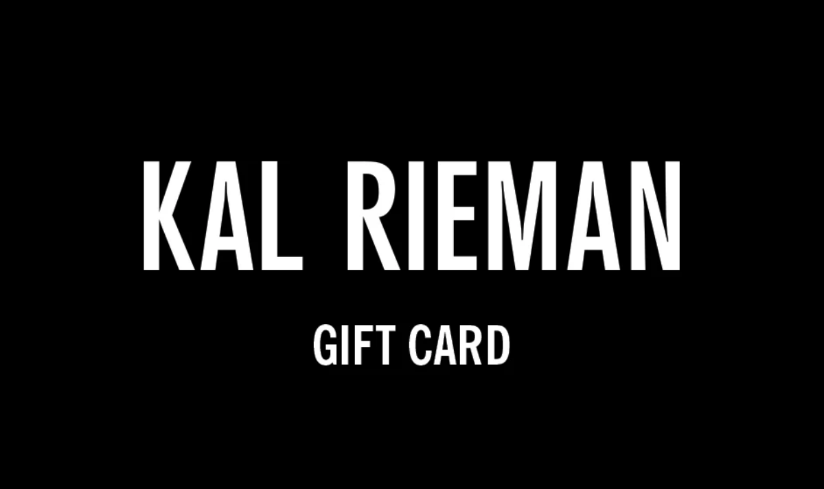 Kal Rieman Gift Card