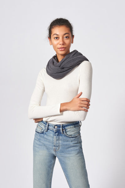 Infinity Scarf - Charcoal