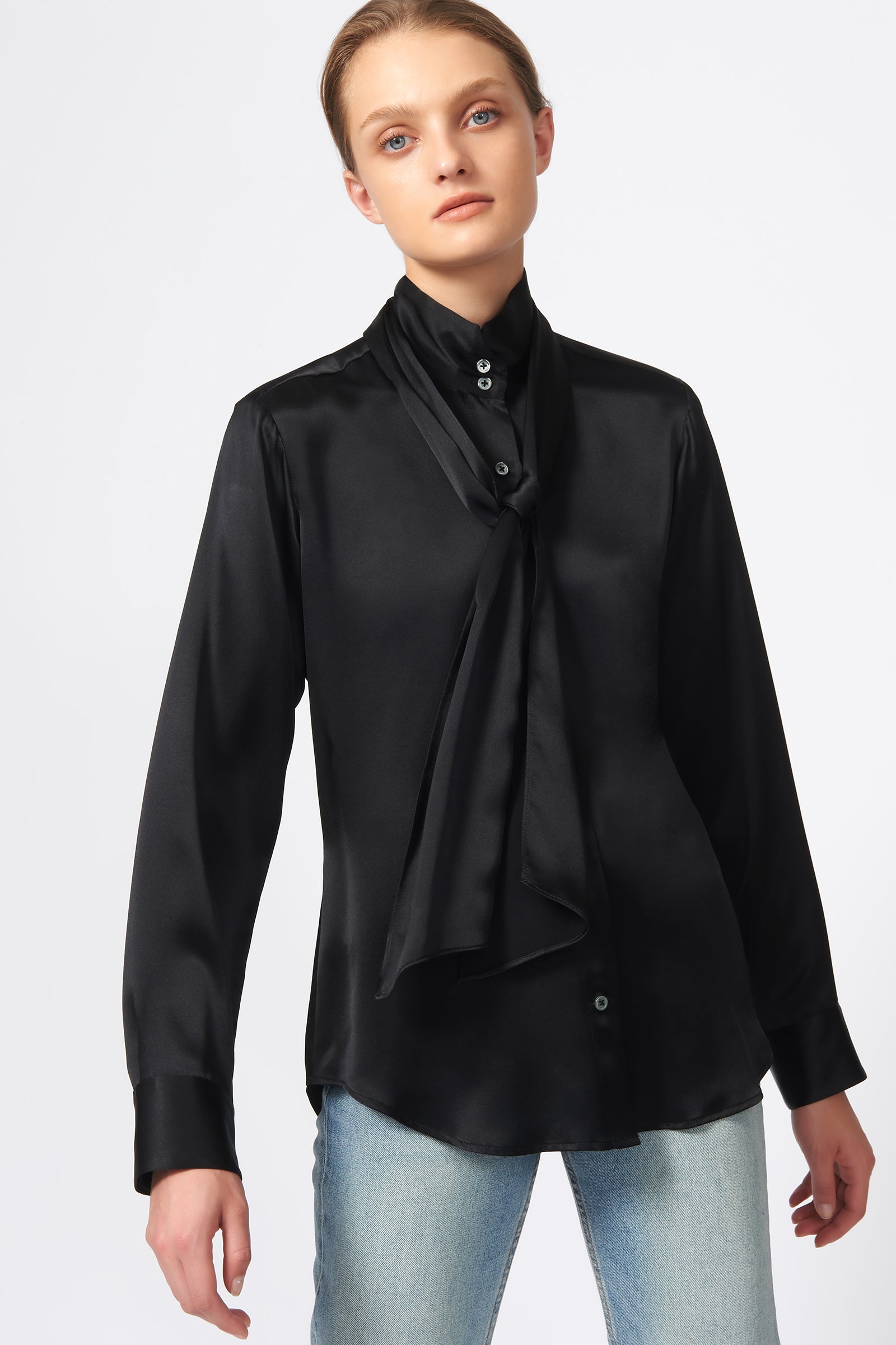 Scarf Tie Blouse