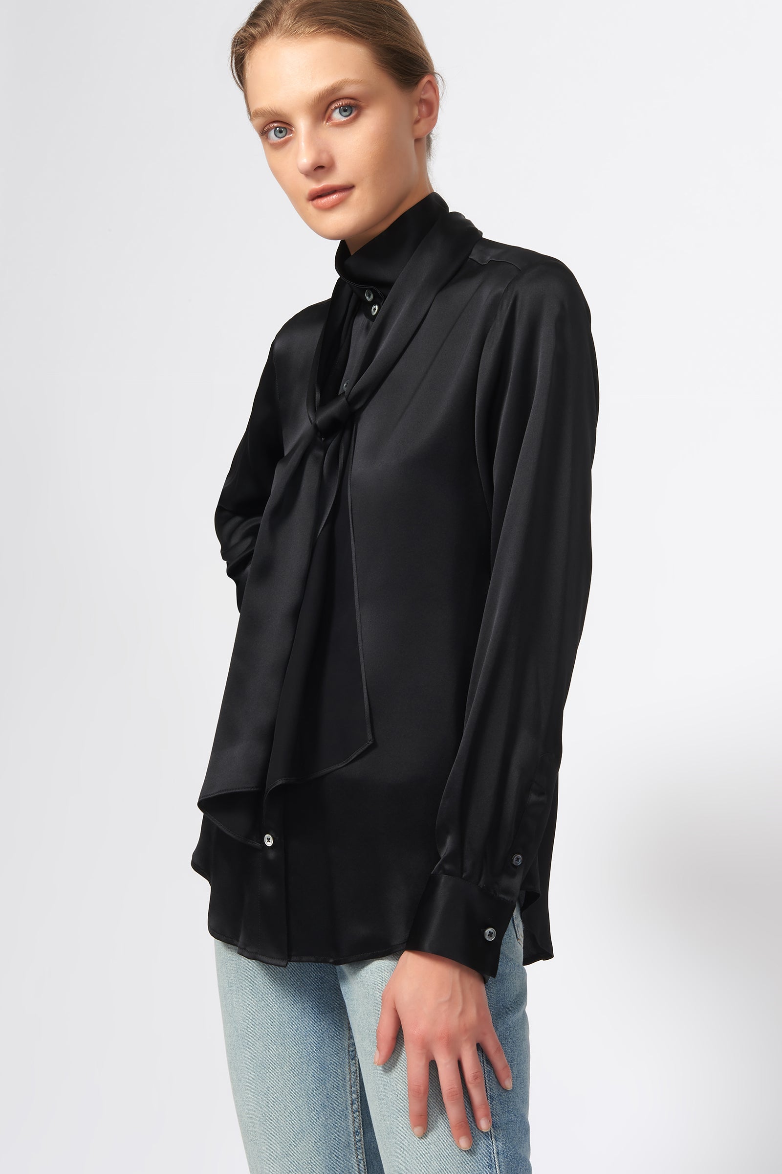 Scarf Tie Blouse