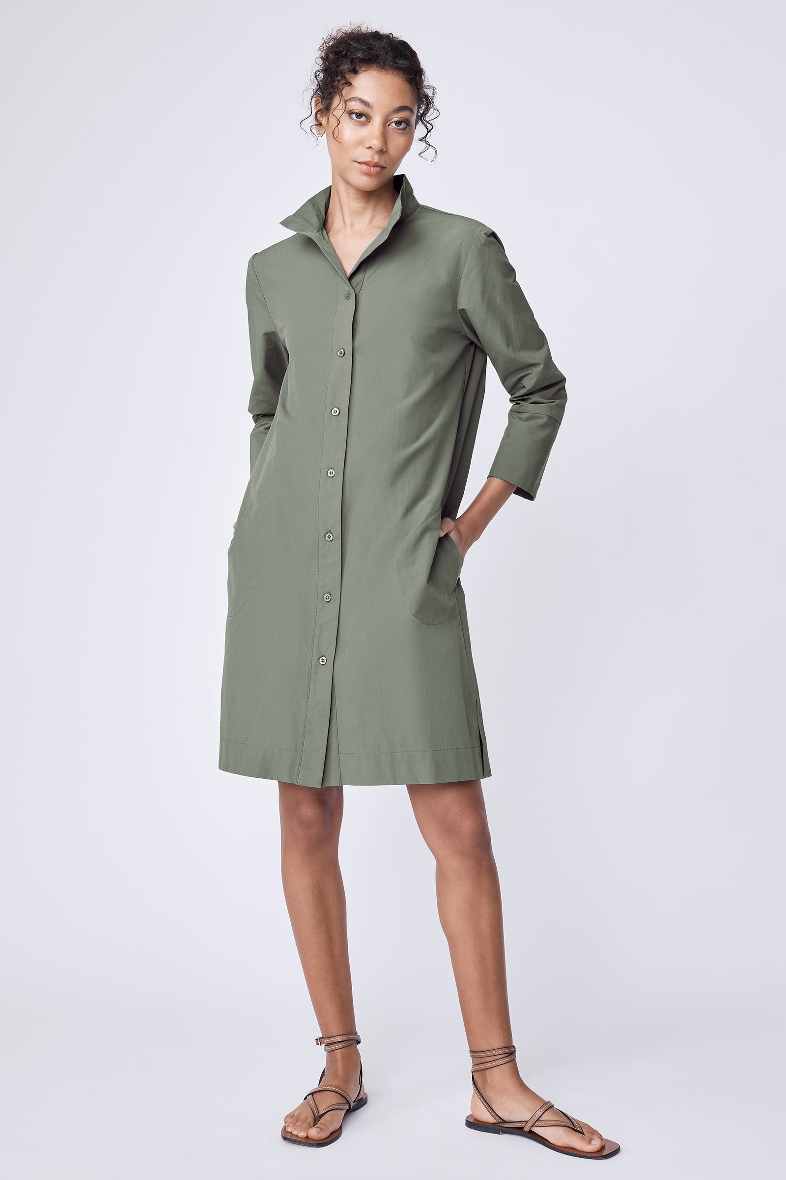greta long sleeve dress Greta Long Sleeve Midi Dress