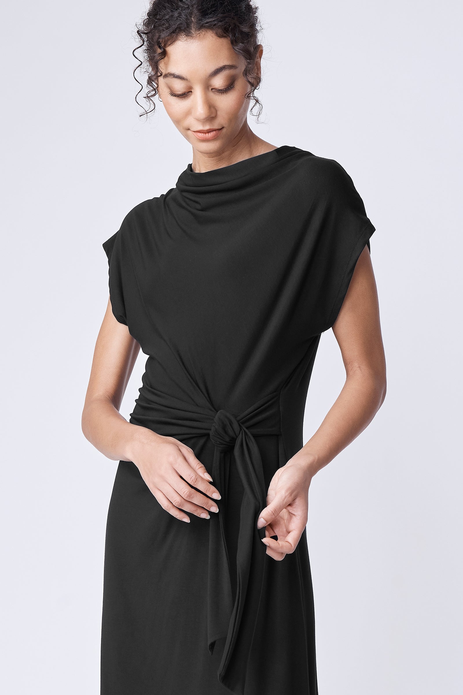 bamboo jersey dress Zoey Crossover Bamboo Maxi Dress